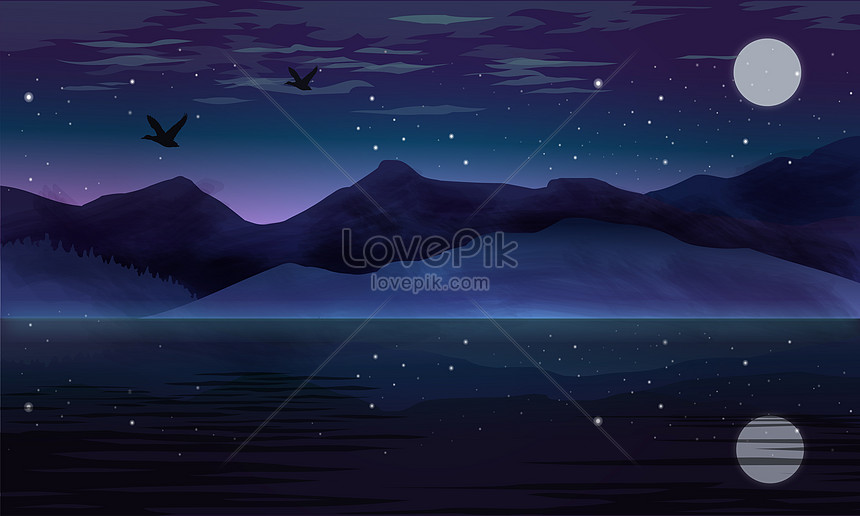 夜空背景圖片下載圖片素材 Ai圖片尺寸500 300px 高清圖片 Zh Lovepik Com