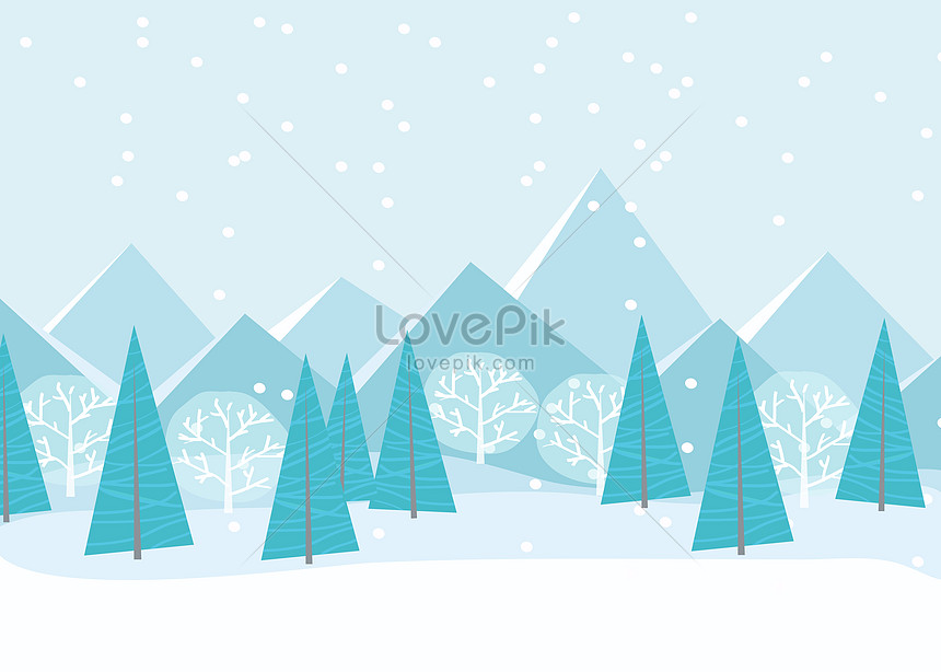 手描き冬雪のイラスト背景を飛んでイメージ 図 Id 400064723 Prf画像