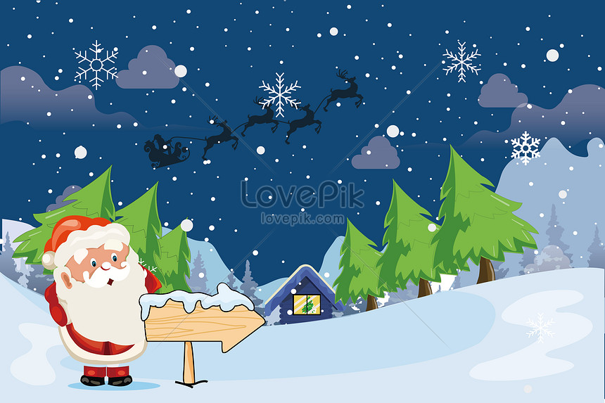 Merry santa illustration image_picture free download 400069245_lovepik.com