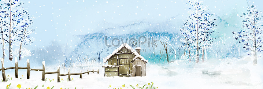 Snow background in winter illustration image_picture free download ...