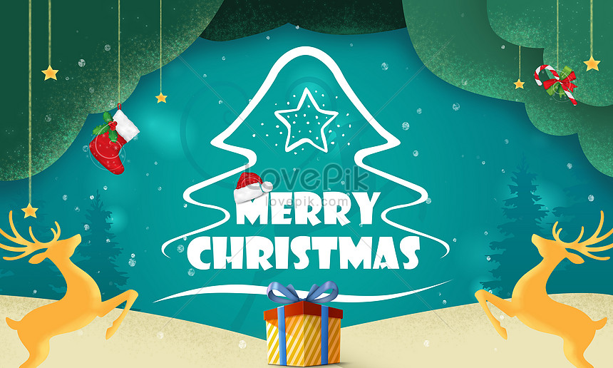 Christmas background banner illustration image_picture free download ...