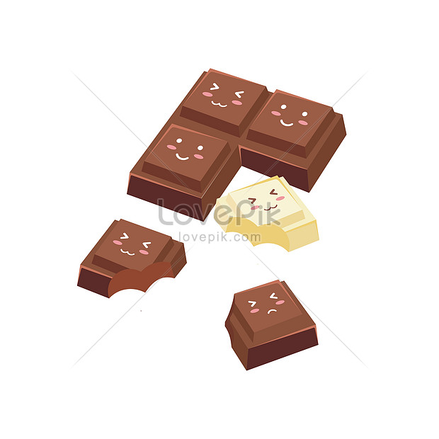 Photo De Chocolat De Dessin Anime Chocolat Dessin Anime Mignon Photo Images Free Download Lovepik