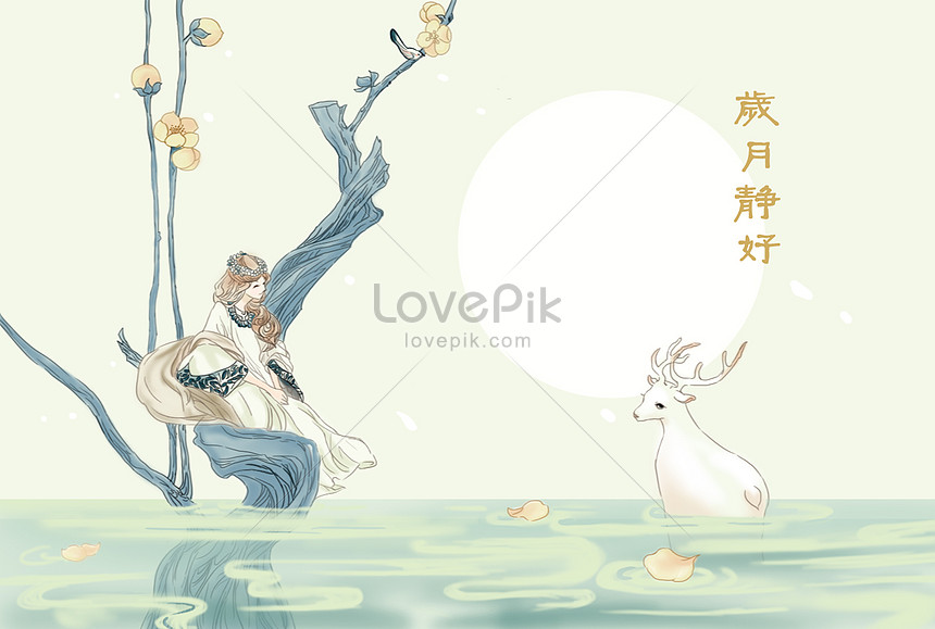 癒しのインクイラストイメージ 図 Id Prf画像フォーマットpsd Jp Lovepik Com