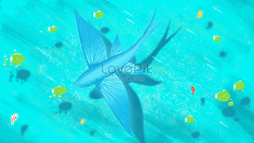 空想の空飛ぶ魚のイラストイメージ 図 Id Prf画像フォーマットpsd Jp Lovepik Com
