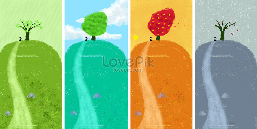 四季交換イラストイメージ 図 Id Prf画像フォーマットpsd Jp Lovepik Com