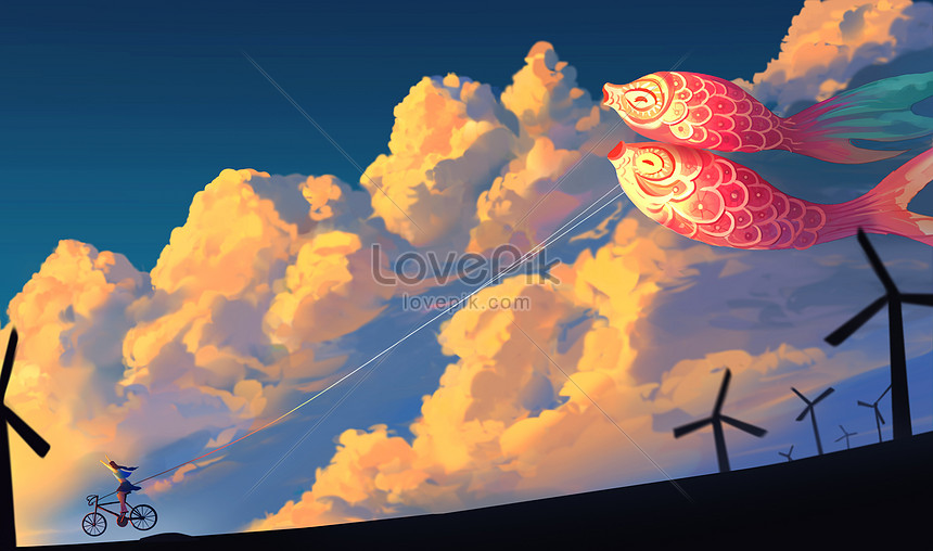 美しい夢の空手描きイラストイメージ 図 Id Prf画像フォーマットpsd Jp Lovepik Com