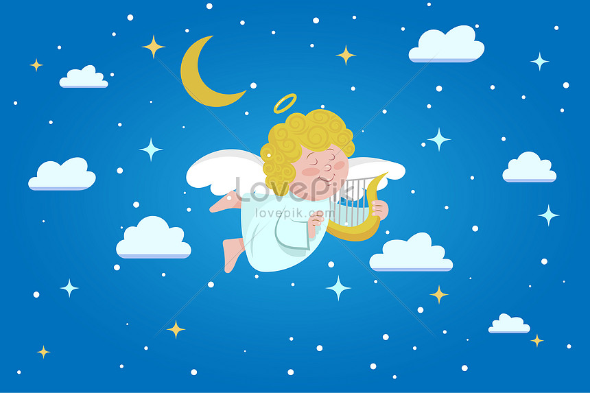 Ilustracion De Vector De Bebe Angel Psd Ilustraciones Imagenes Descarga Gratis Lovepik