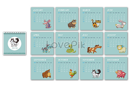 2018 calendar creative image_picture free download 400080203_lovepik.com