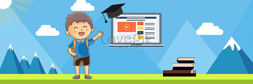 Education Cartoon Background Download Free | Banner Background Image on  Lovepik | 400078351