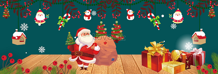 Modern Luxury Merry Christmas Background Download Free | Banner ...