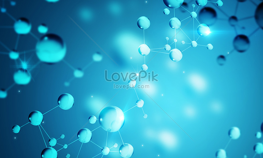 Medical molecular atomic structure background creative image_picture free  download 