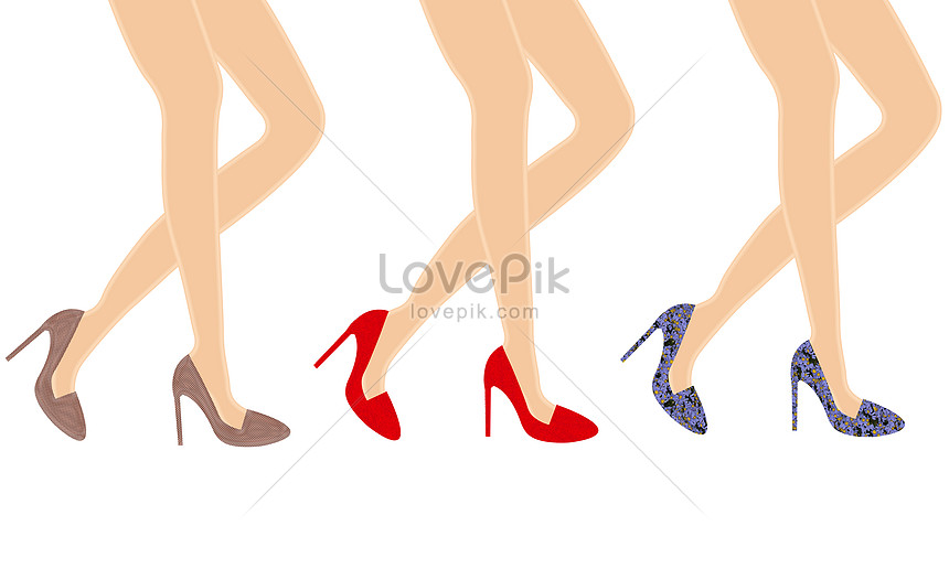 Shoes High Heels Vector PNG Images, Red Stylish High Heel Woman Shoe In  Cartoon Style, White, High Heeled, Beautiful PNG Image For Free Download