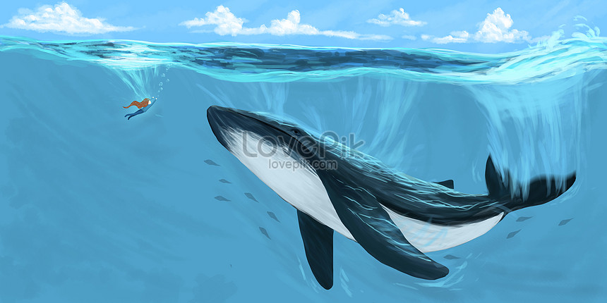 クジラのファンタジーの図イメージ 図 Id Prf画像フォーマットpsd Jp Lovepik Com