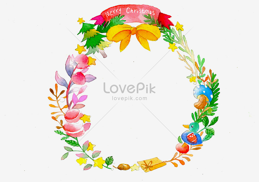 Download Christmas Garland Illustration Image Picture Free Download 400084158 Lovepik Com Yellowimages Mockups