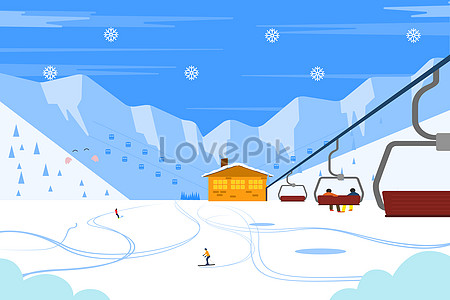 Winter background illustration image_picture free download 400662785 ...