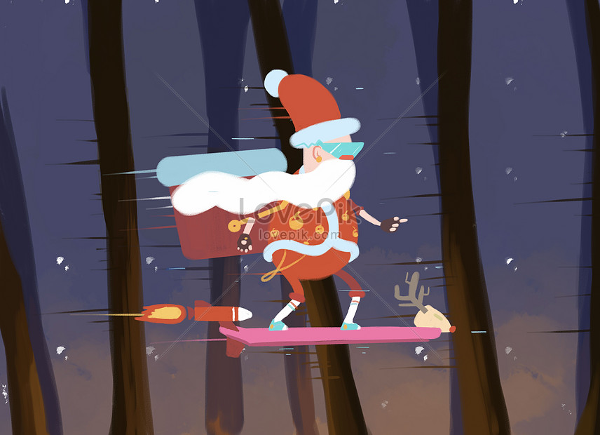 Christmas eve illustration image_picture free download 400085036 ...