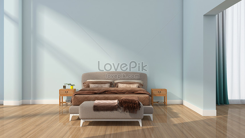 新鮮でシンプルなインテリアの寝室の家の背景イメージ 写真 Id Prf画像フォーマットpsd Jp Lovepik Com