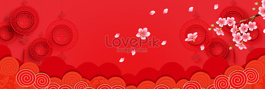 The Red Chinese Wind Background Download Free | Banner Background Image on  Lovepik | 400088023