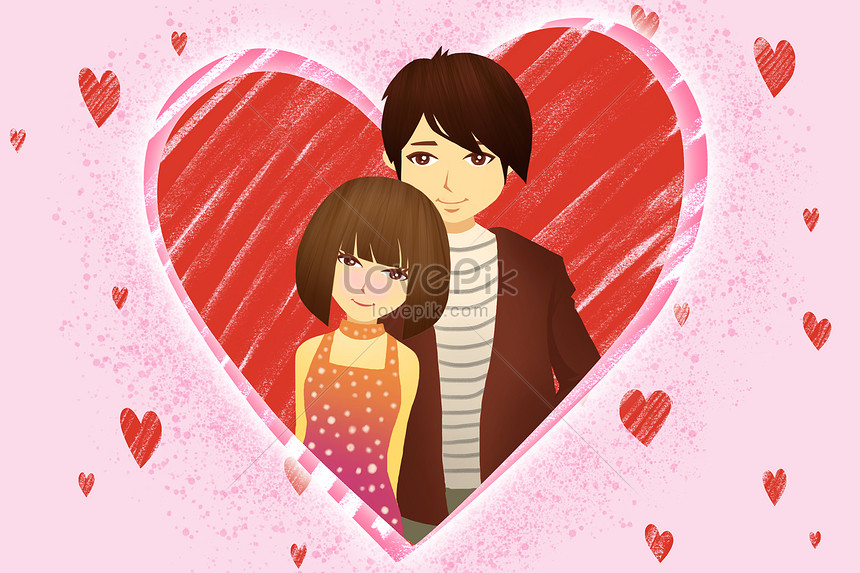 バレンタインカップルイメージ 図 Id Prf画像フォーマットpsd Jp Lovepik Com
