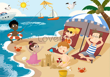 Cartoon Vacation Poster Background Images, 70000+ Free Banner ...