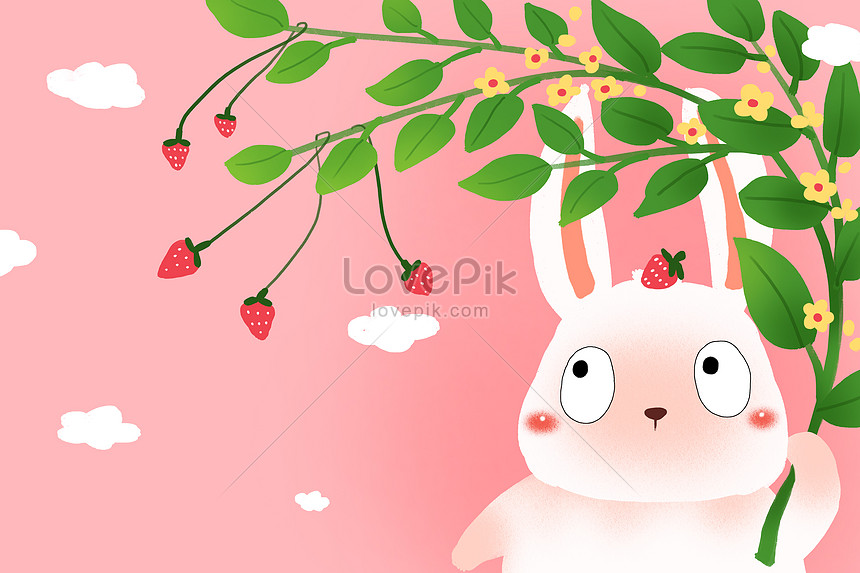 かわいいウサギの壁紙イメージ 図 Id Prf画像フォーマットpsd Jp Lovepik Com