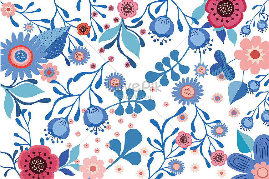 植物の花の背景イラスト イラスト素材 無料ダウンロード Lovepik