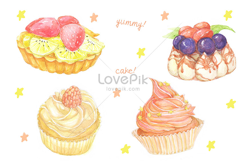 ケーキデザートイラスト素材イメージ 図 Id 400107045 Prf画像フォーマットpsd Jp Lovepik Com