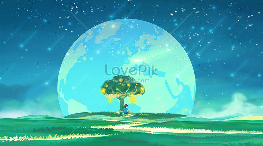 地球一時間環境イラストイメージ 図 Id Prf画像フォーマットpsd Jp Lovepik Com