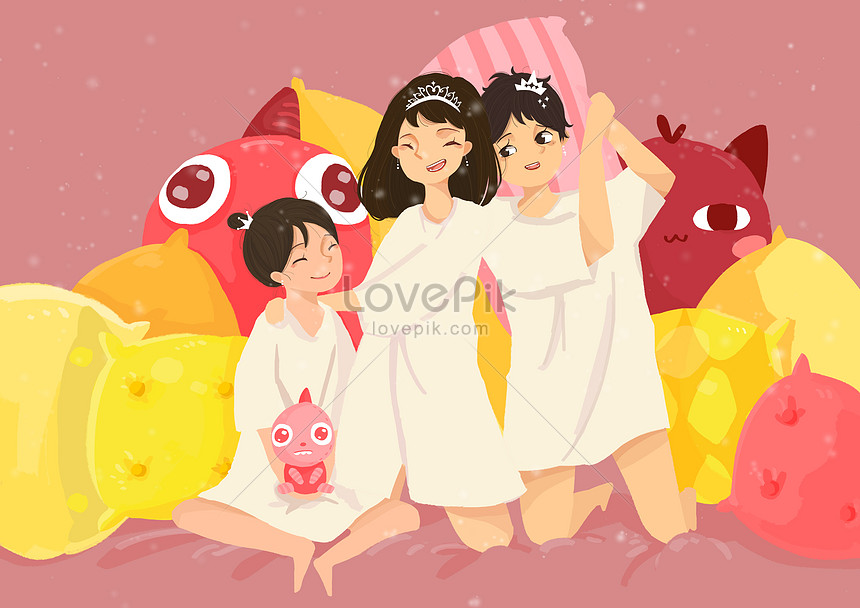 3人の女の子のガールフレンドイメージ 図 Id Prf画像フォーマットpsd Jp Lovepik Com