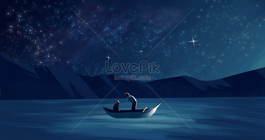 夜の湖イメージ 図 Id Prf画像フォーマットpsd Jp Lovepik Com