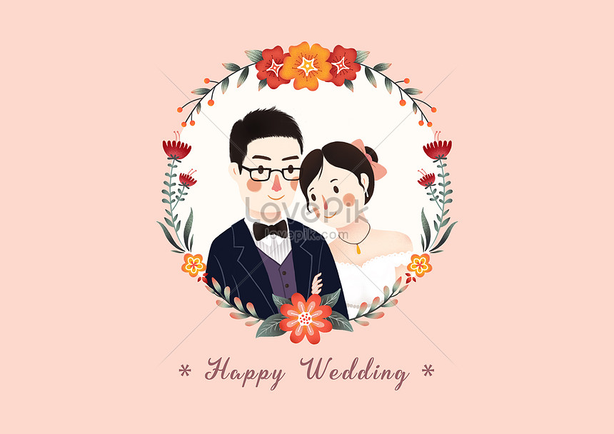 結婚記念日の花の背景の招待状イメージ 図 Id Prf画像フォーマットpsd Jp Lovepik Com