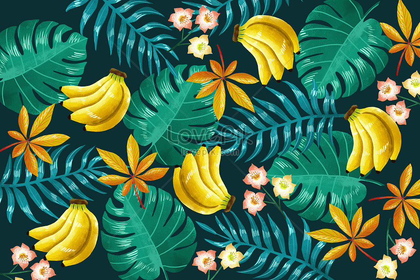 Vegetative Background Of Banana Download Free | Banner Background Image on  Lovepik | 400122531