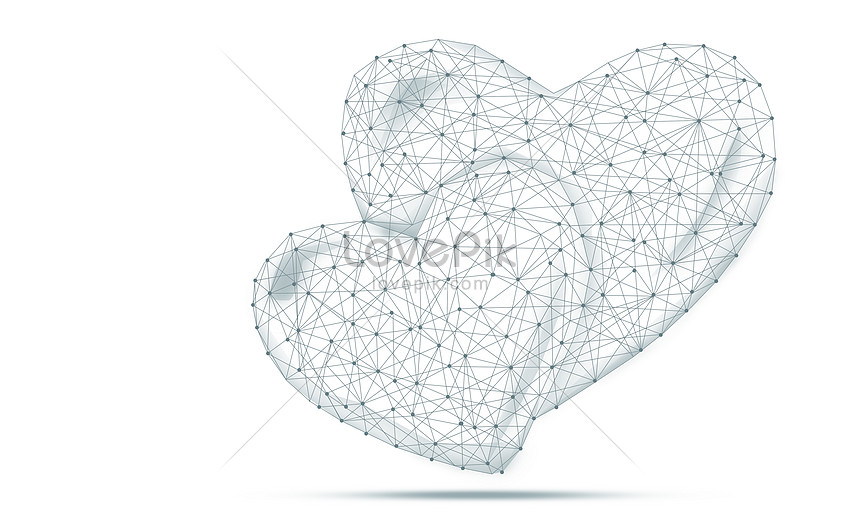 Tạo hình nền ghim giấy hình trái tim theo tên