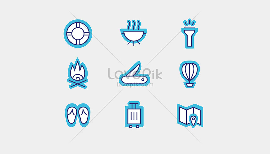 Travel Camping Icon Icon Graphics Image Picture Free Download Lovepik Com