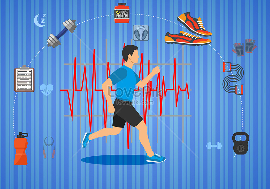 Exercise health illustration image_picture free download  400131678_