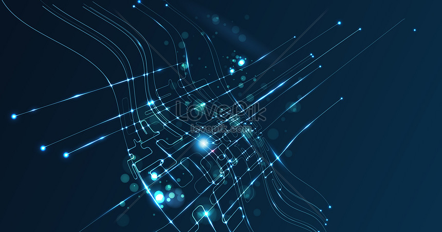 Blue Technology Optical Fiber Background Download Free | Banner Background  Image on Lovepik | 400138574