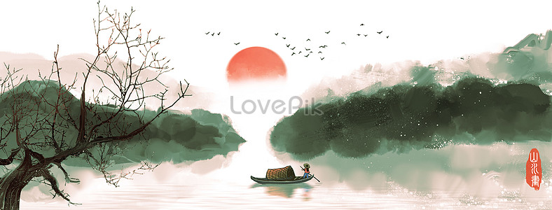 Water And Ink River Illustration Image Picture Free Download 400106137 