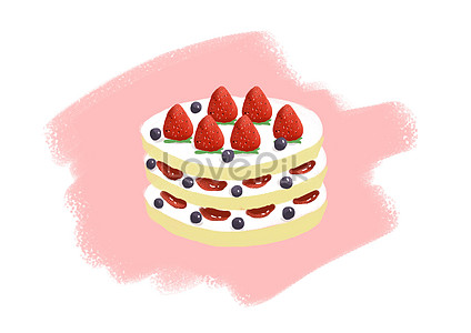 Dessert cake illustration illustration image_picture free download ...