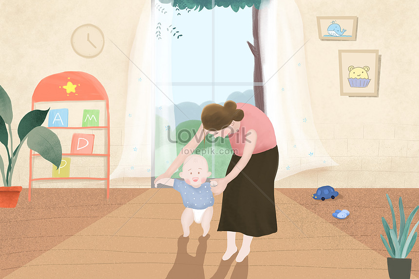 母の日 親子 母と子のイラストイメージ 図 Id Prf画像フォーマットpsd Jp Lovepik Com