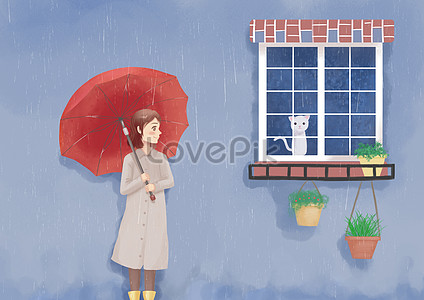 梅雨設計模板素材 梅雨png矢量背景圖片免費下載 Lovepik