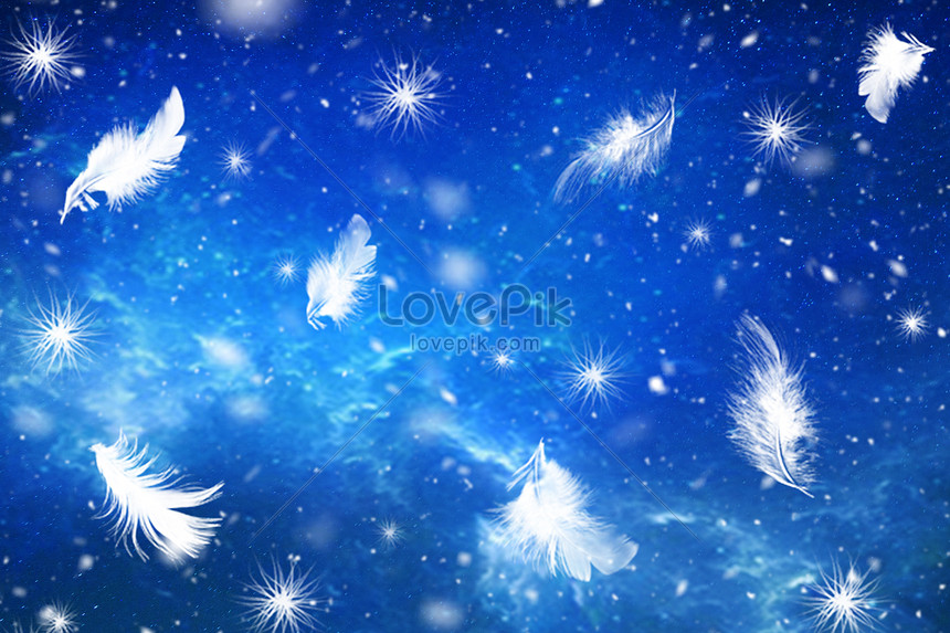 青いガチョウの羽の背景イメージ クリエイティブ Id Prf画像フォーマットpsd Jp Lovepik Com