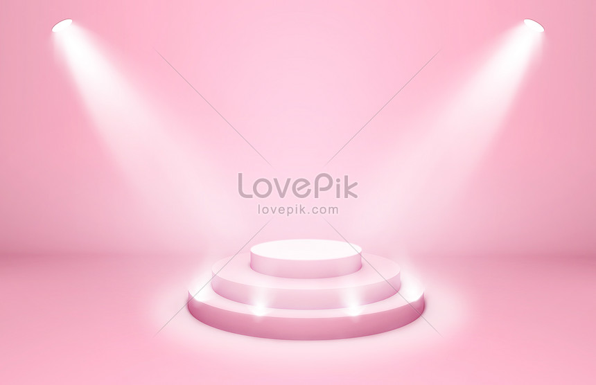 Romantic stage background creative image_picture free download ...