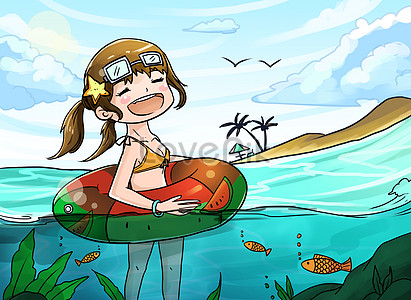 夏のイラストの画像 3000 夏のイラストの絵 背景イメージ Jp Lovepik Com検索画像