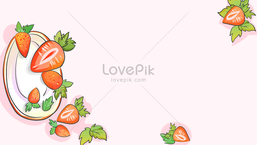 イチゴの背景イラストイメージ 図 Id Prf画像フォーマットpsd Jp Lovepik Com