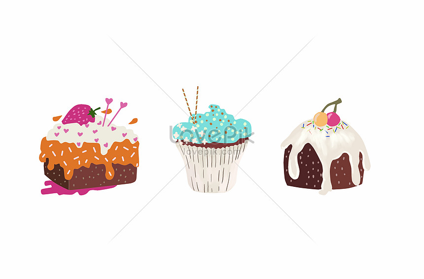 デザートケーキのイラストイメージ 図 Id Prf画像フォーマットpsd Jp Lovepik Com