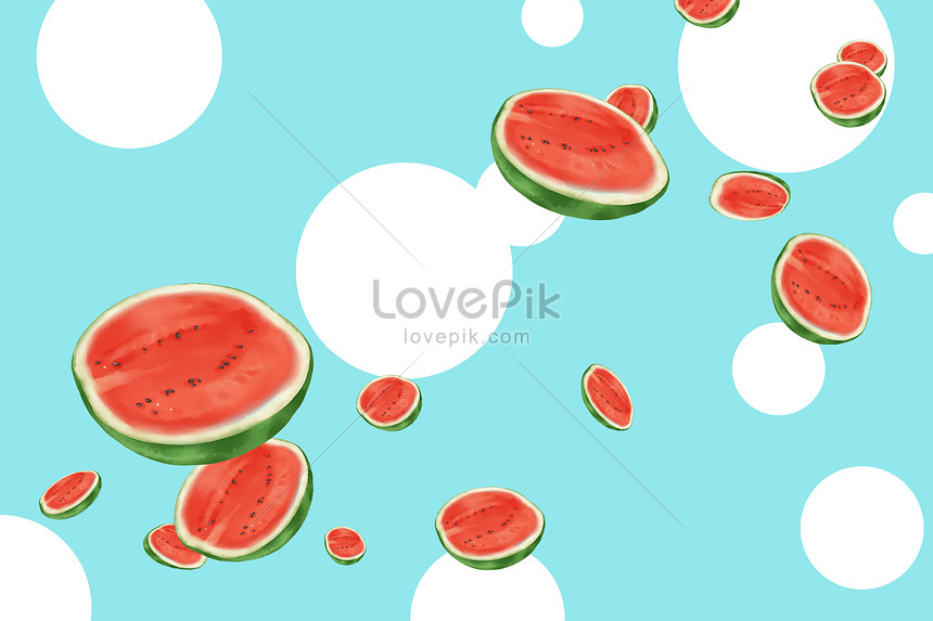 Summer delicious fruit watermelon illustration illustration ...