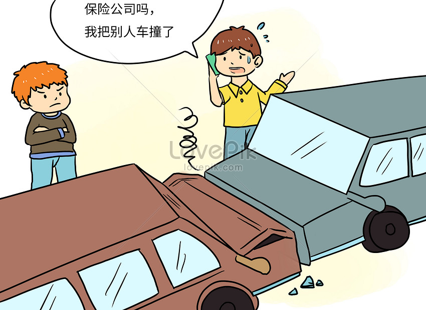 Traffic safety cartoon illustration image_picture free download  