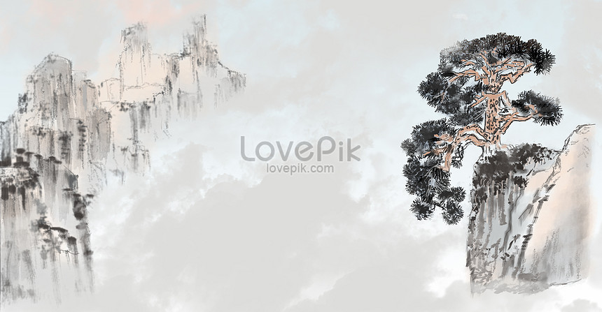 手描き山の峰風景イラストイメージ 図 Id Prf画像フォーマットpsd Jp Lovepik Com