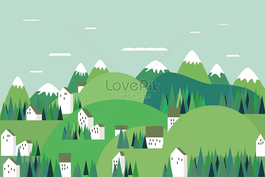 Green home illustration image_picture free download 400187024_lovepik.com