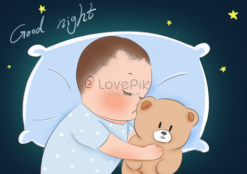 Photo De Bebe Qui Dort Illustration Bebe Dormir Illustration Images Free Download Lovepik